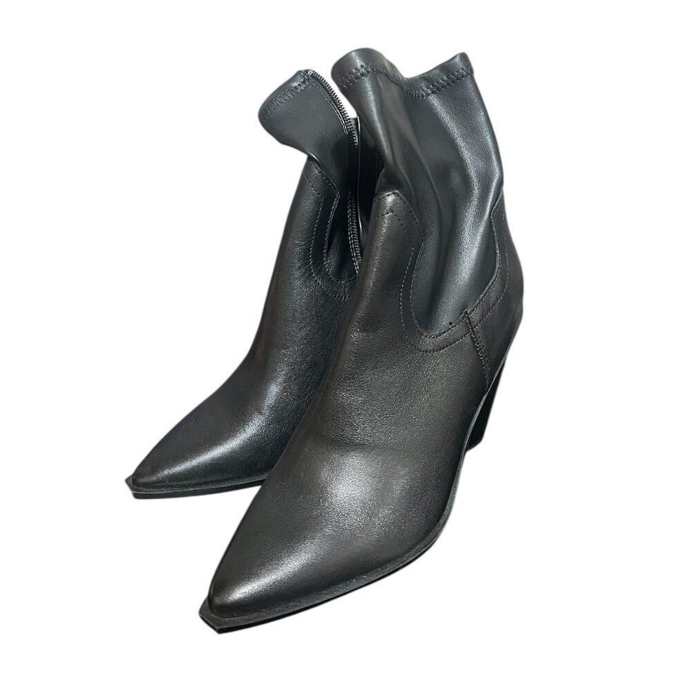 Steve Madden Women's Thorn Western Sock Booties